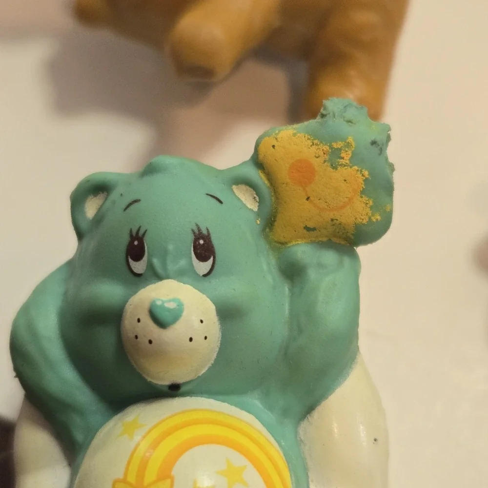 Vintage 80s Care Bears‎ Lot of 8 Mini Figures AGC '83 '84 Rare Toy PVC - Picture 9 of 10